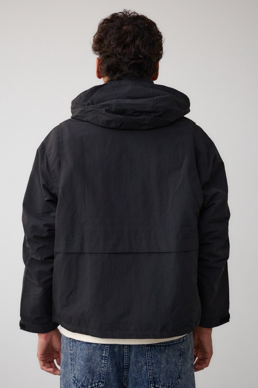 デタッチャブル2WAYブルゾン BLK FREE