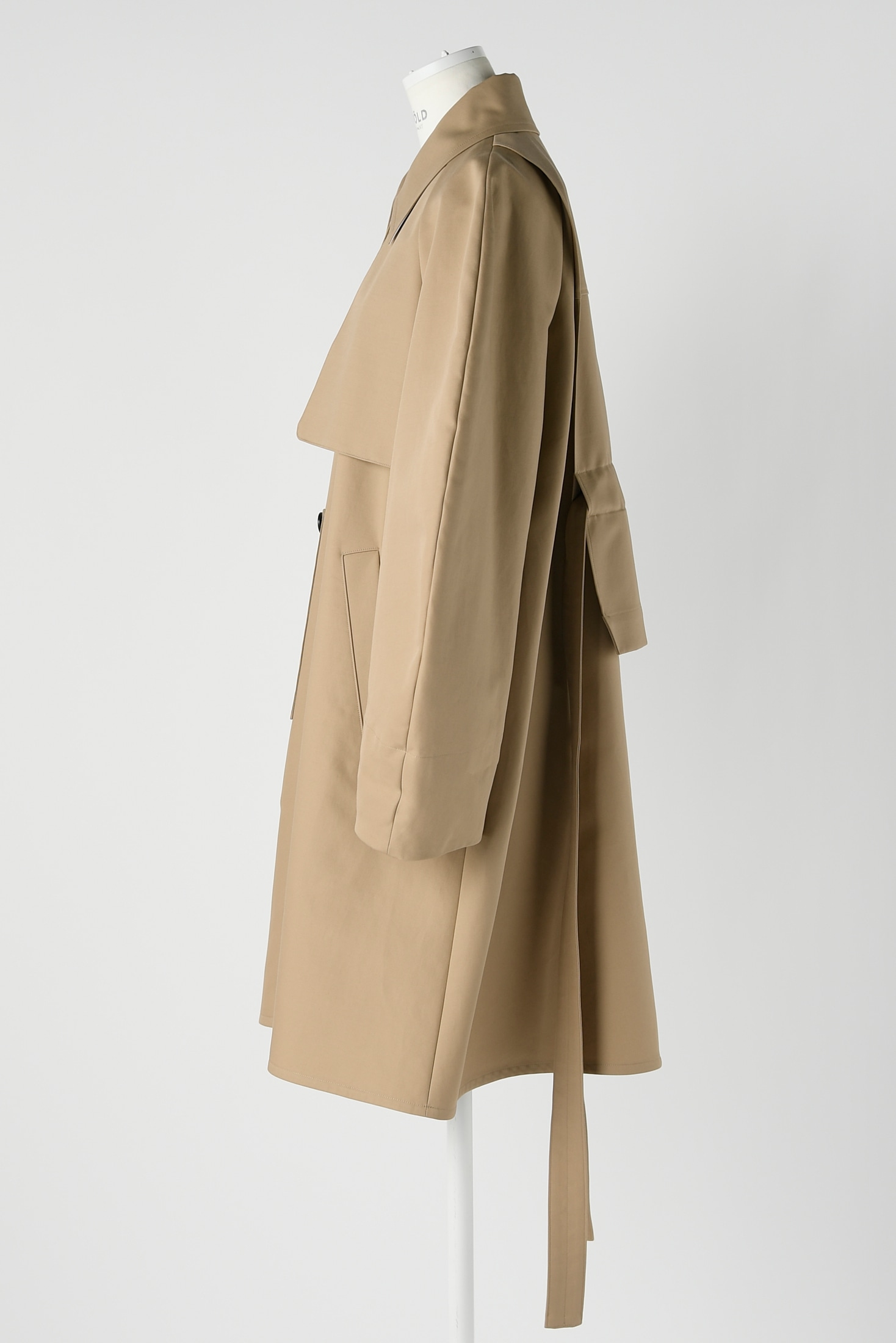 I_am   soutien collar trench coat