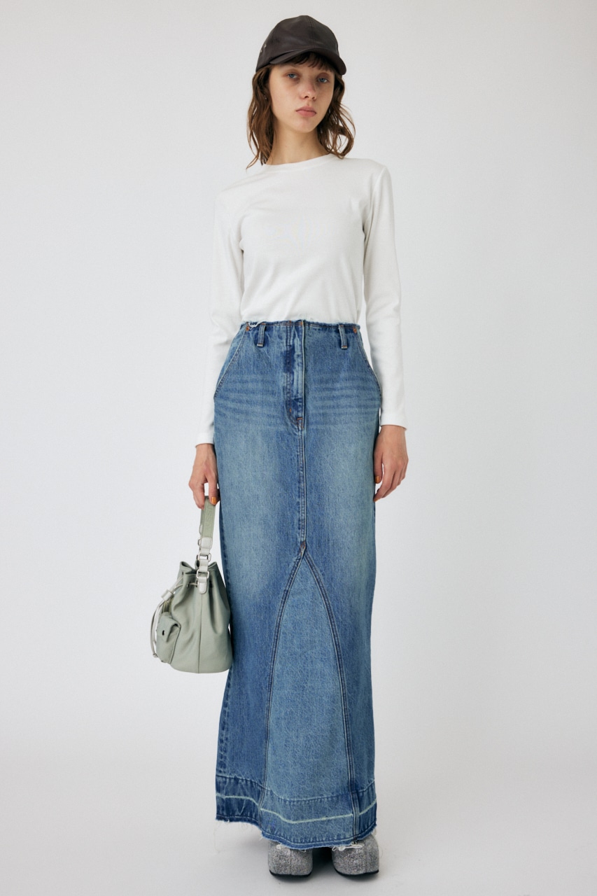 MOUSSY | MERMAID DENIM ロングスカート (スカート ) |SHEL'TTER WEBSTORE