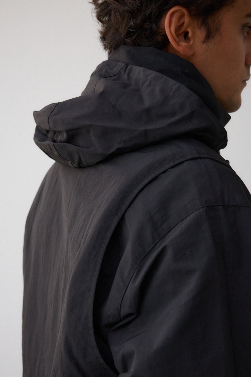 デタッチャブル2WAYブルゾン BLK FREE