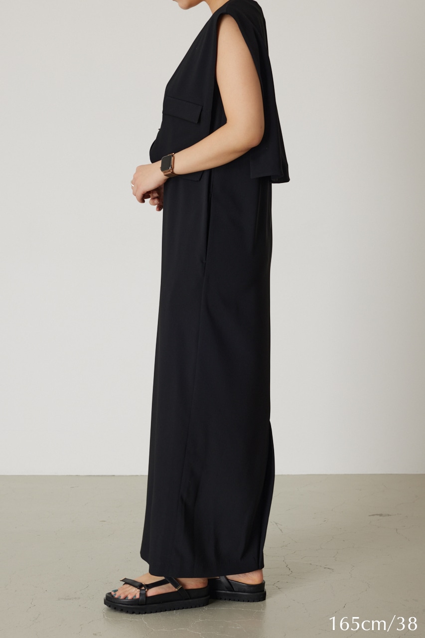 Vest set manish dress BLK 36