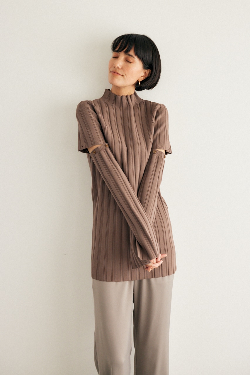 【M_】RIB KNIT トップス