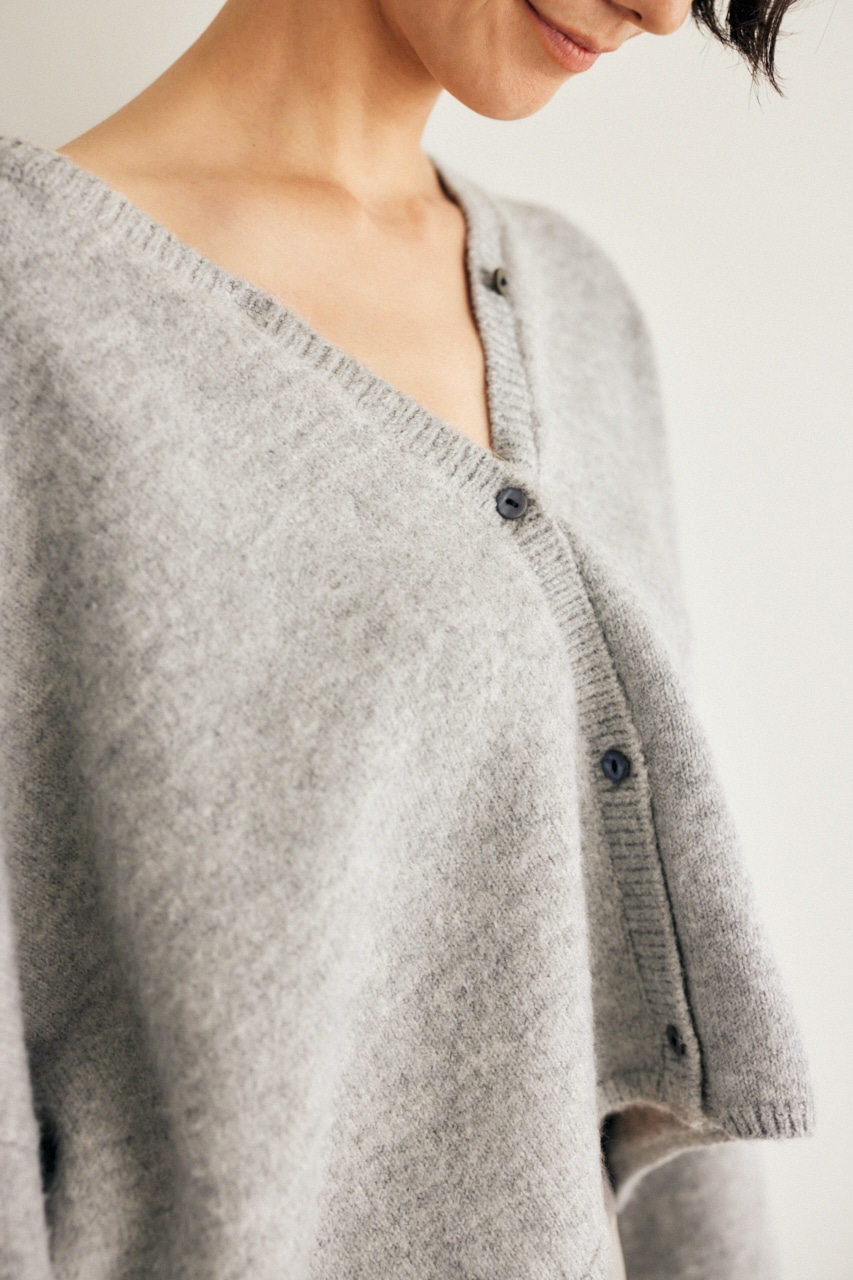 CROP KNIT BUTTON UP カーディガン