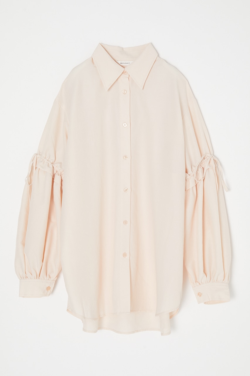 MOUSSY | MULTI GATHER SLEEVE シャツ (シャツ・ブラウス ) |SHEL