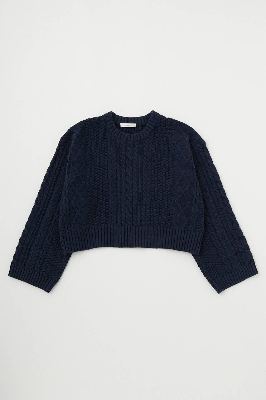 CABLE KNIT トップス