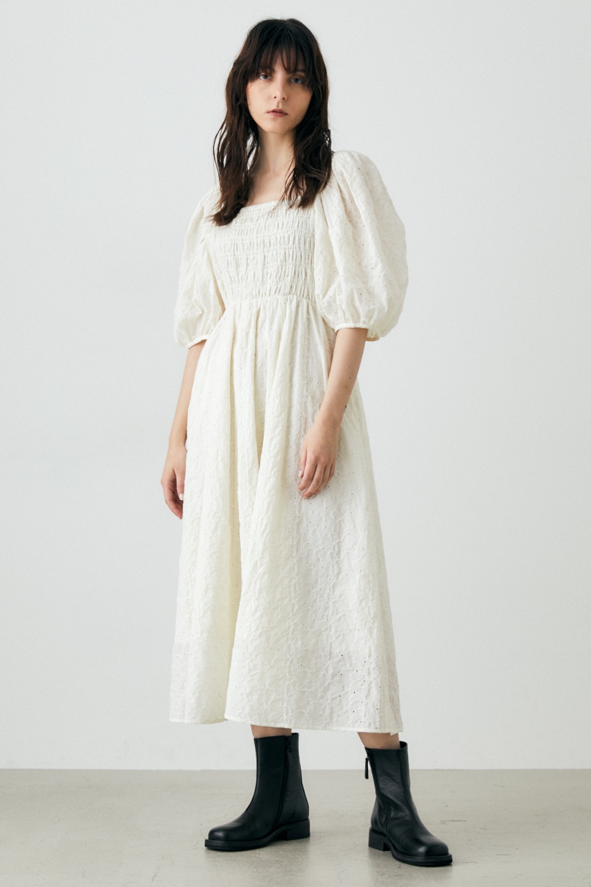 MOUSSY EYELET FLARE ドレス (ワンピース(ロング） |SHEL'TTER WEBSTORE