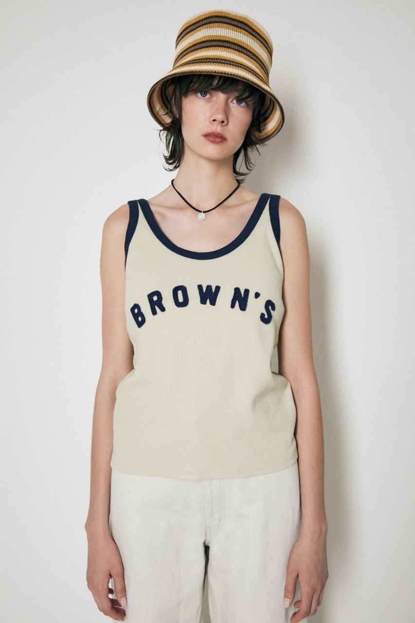 BROWN'S PIPING タンクトップ