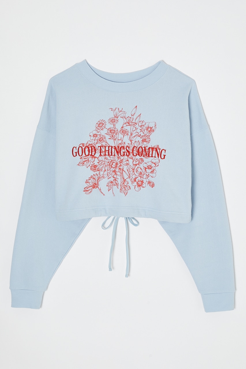MOUSSY | FLOWER LOGO SHORT プルオーバー (Tシャツ・カットソー(長袖