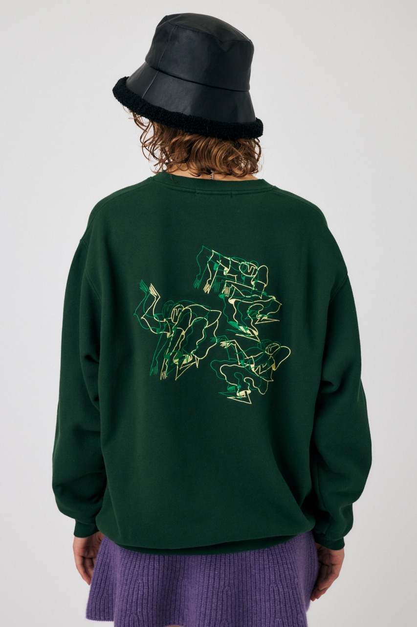 EMBROIDERY MOUSSY プルオーバー