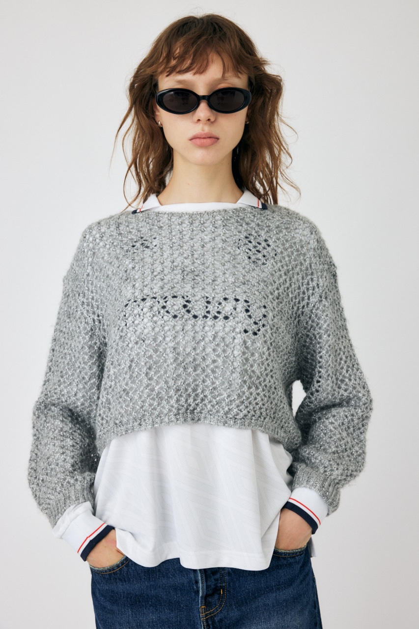 MOUSSY | LUREX MESH ニット (ニット ) |SHEL'TTER WEBSTORE