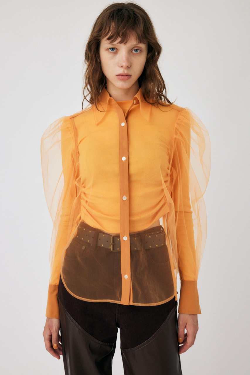 TULLE LAYERED SHIRT moussy