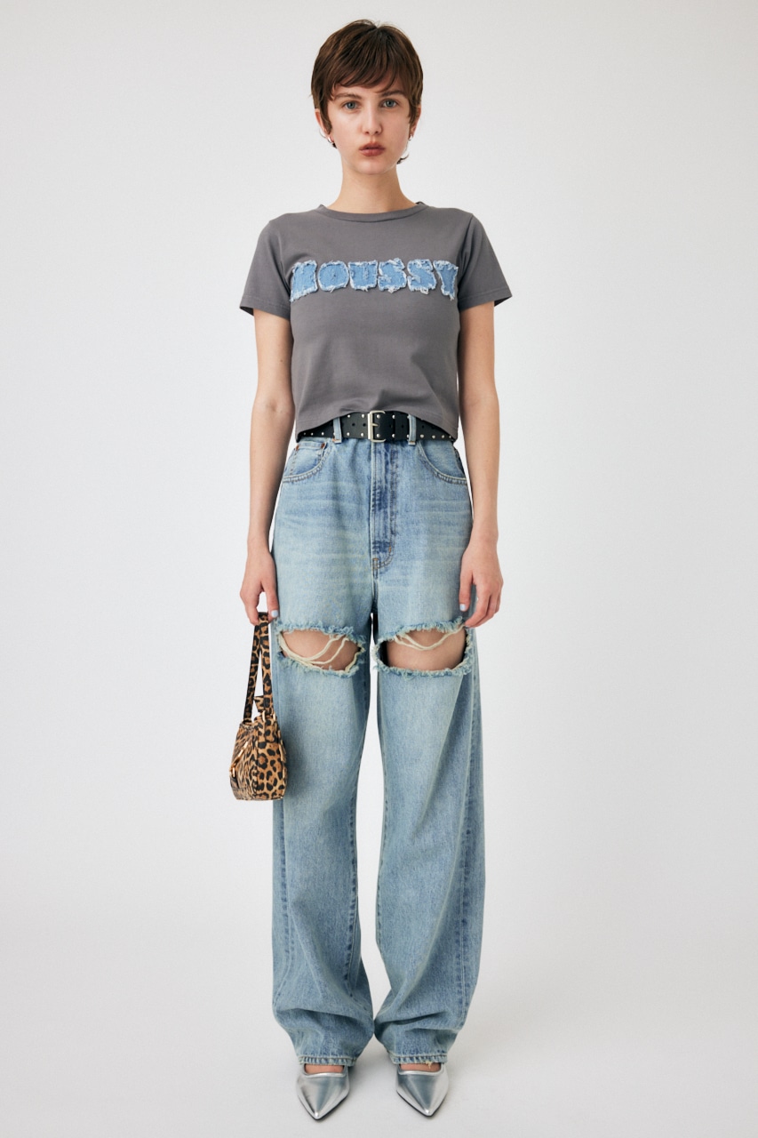 MOUSSY CUT OUT LOOSE STRAIGHT