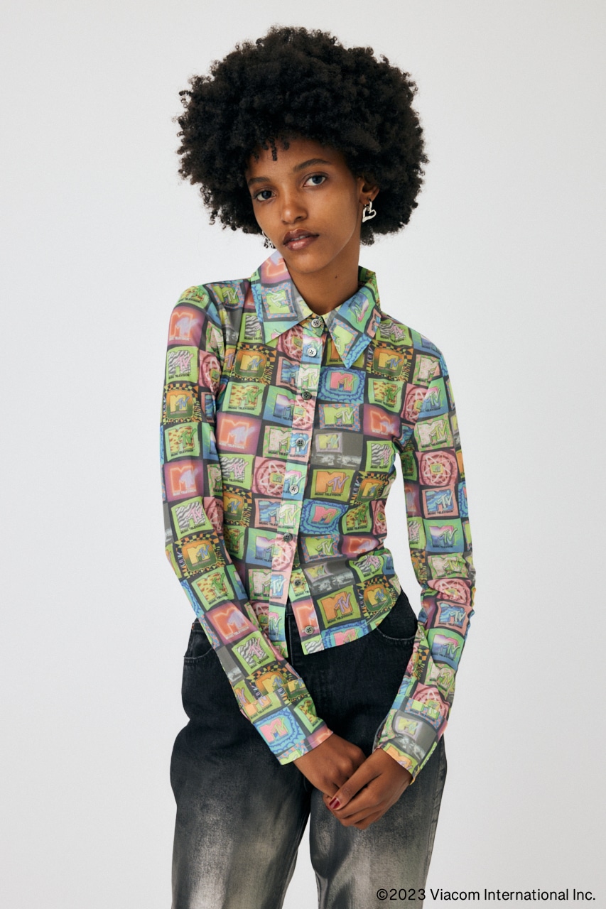 MTV SHEER シャツ Multi_1 FREE