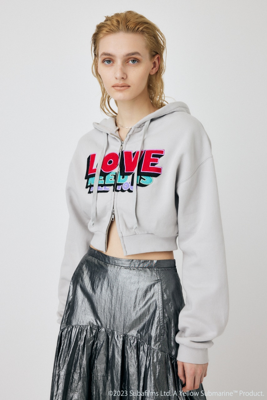YELLOW SUBMARINE ZIP フーディー L/GRY FREE