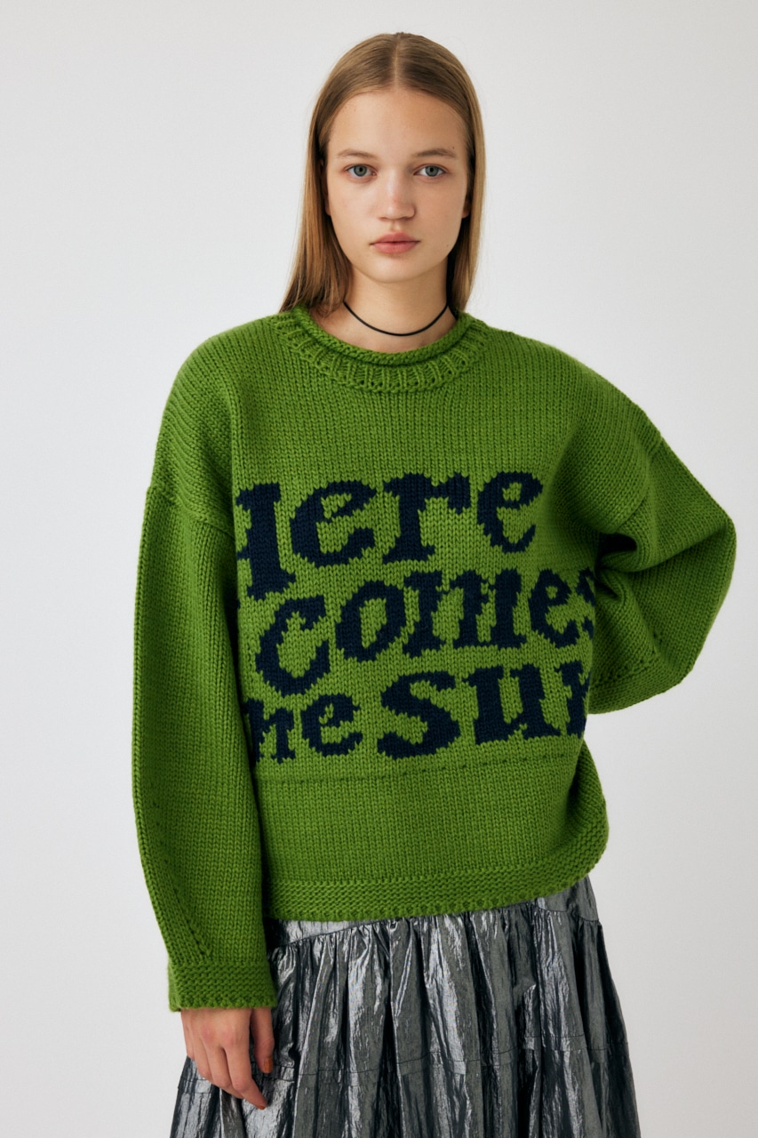 MOUSSY♡LETTERED SWEATER