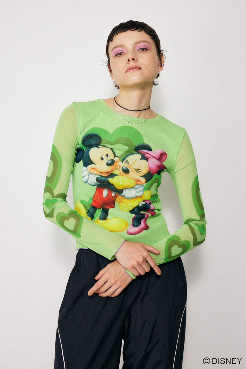 Disney SERIES CREATED by MOUSSY | MD SHEER LS Tシャツ (Tシャツ ...