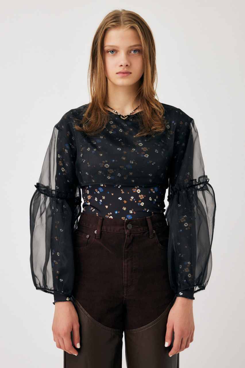 MOUSSY | LAYERED SHEER トップス (Tシャツ・カットソー(長袖) ) |SHEL