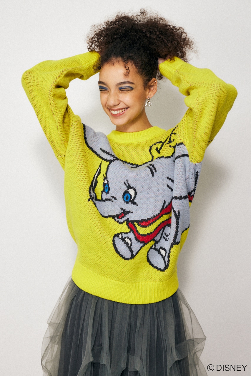 Disney SERIES CREATED by MOUSSY ダンボ ニット