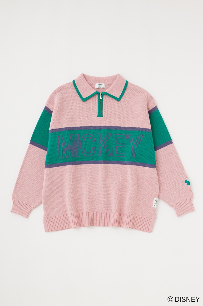Disney SERIES CREATED by MOUSSY | MD OVERSIZED KNIT POLO (ニット 