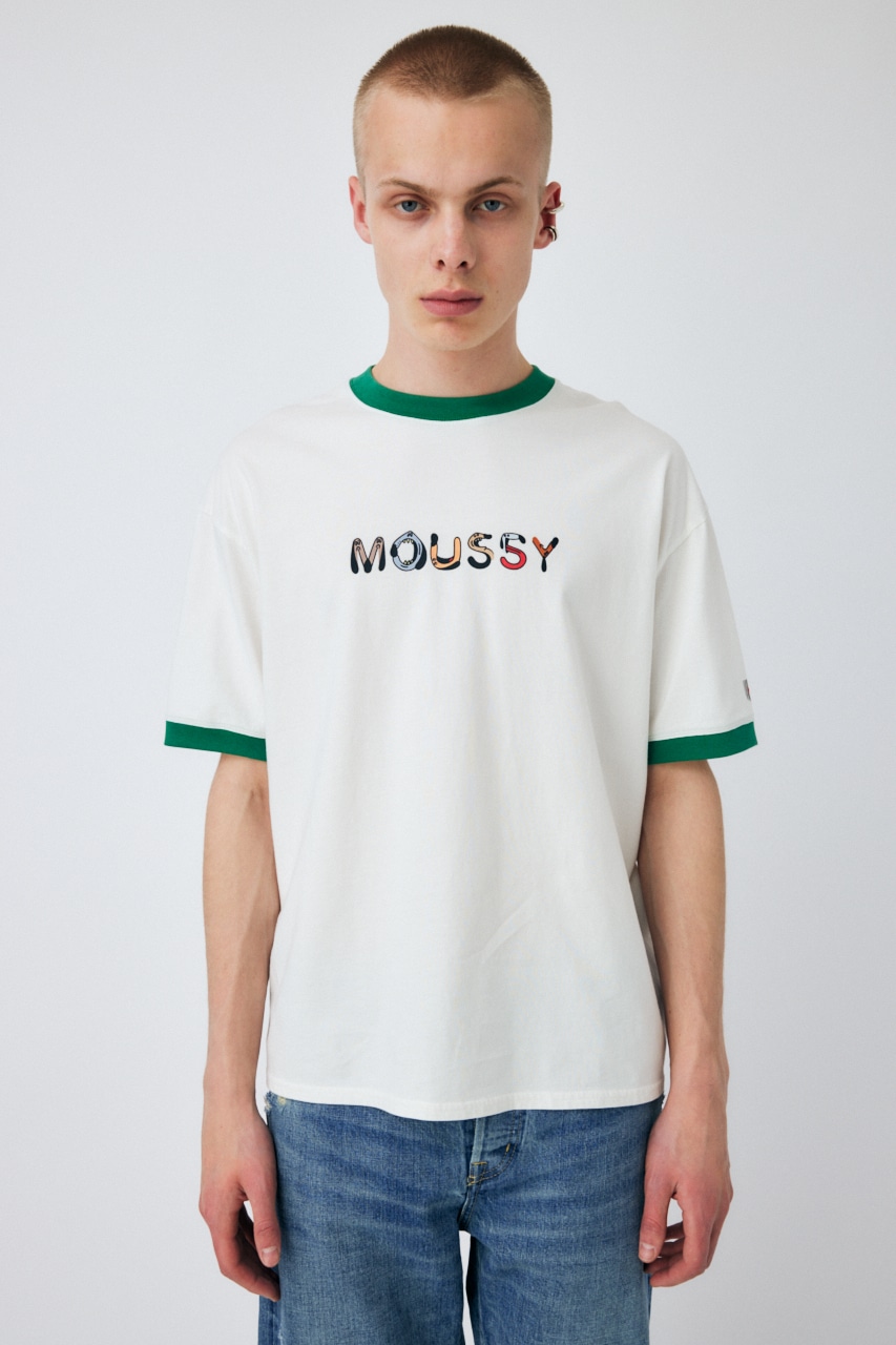 PU MOUSSY TRIM Tシャツ