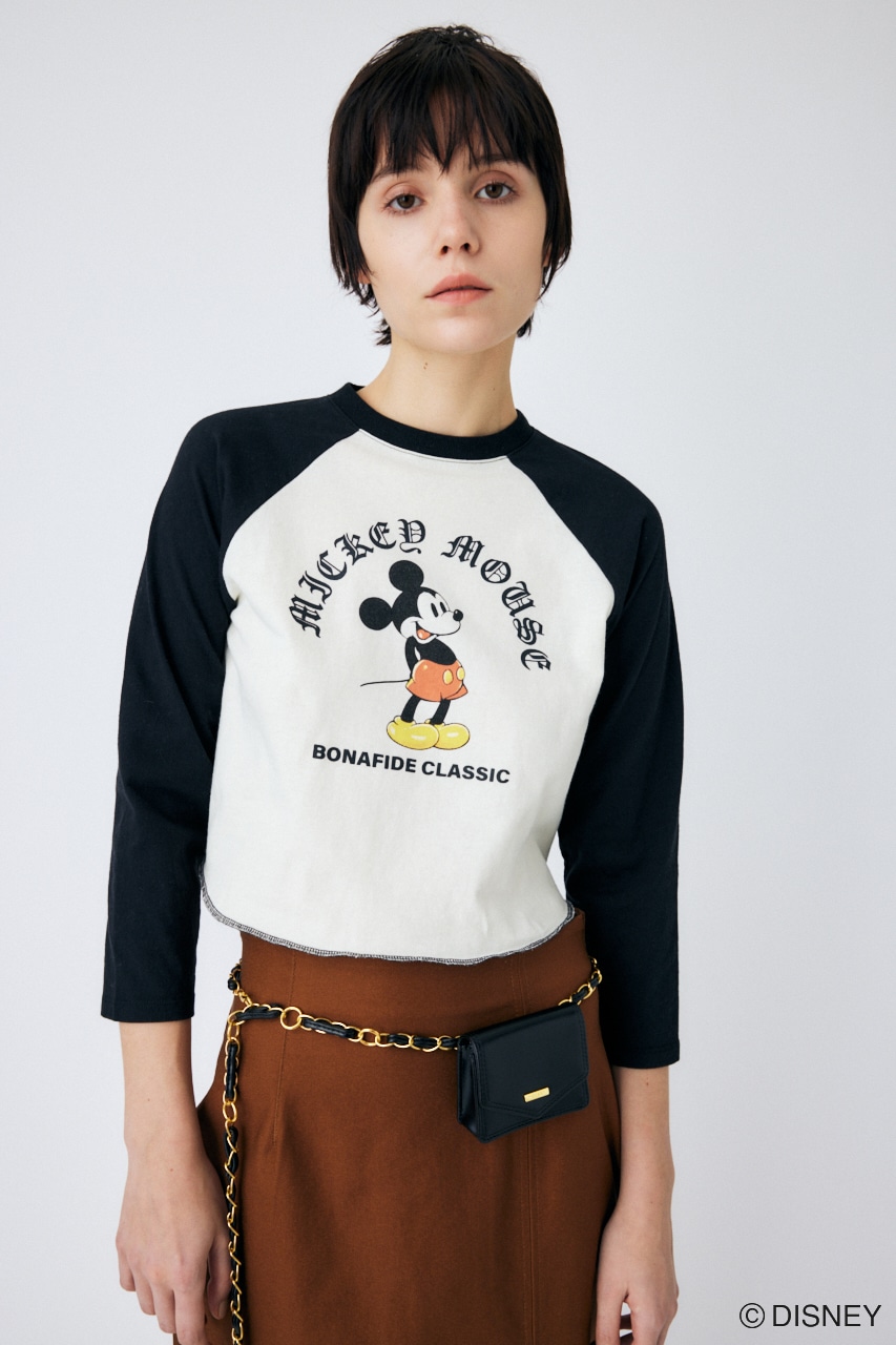 MD OLD SCHOOL MICKEY LS Tシャツ