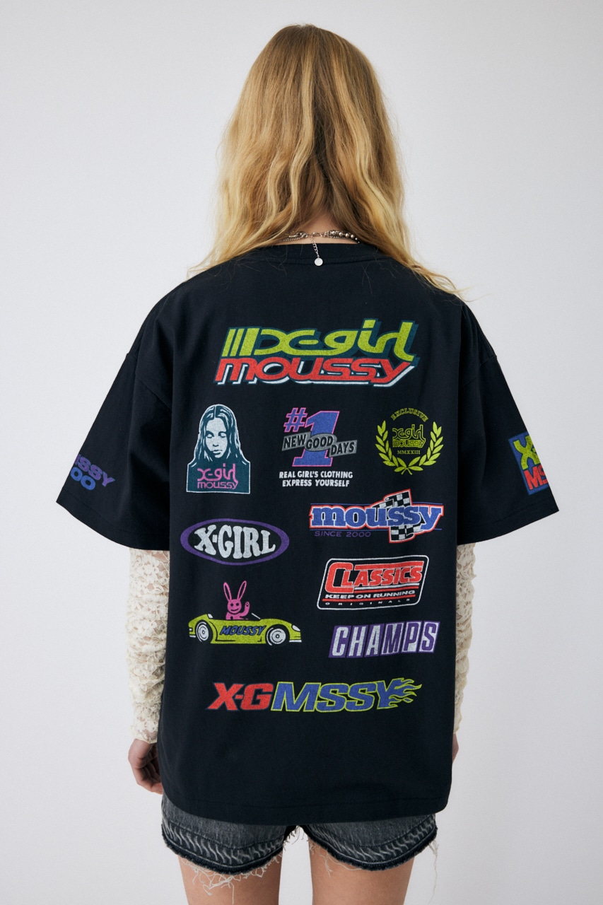 moussy  XGMSSY TEAM LIMITED Tシャツ x-girl