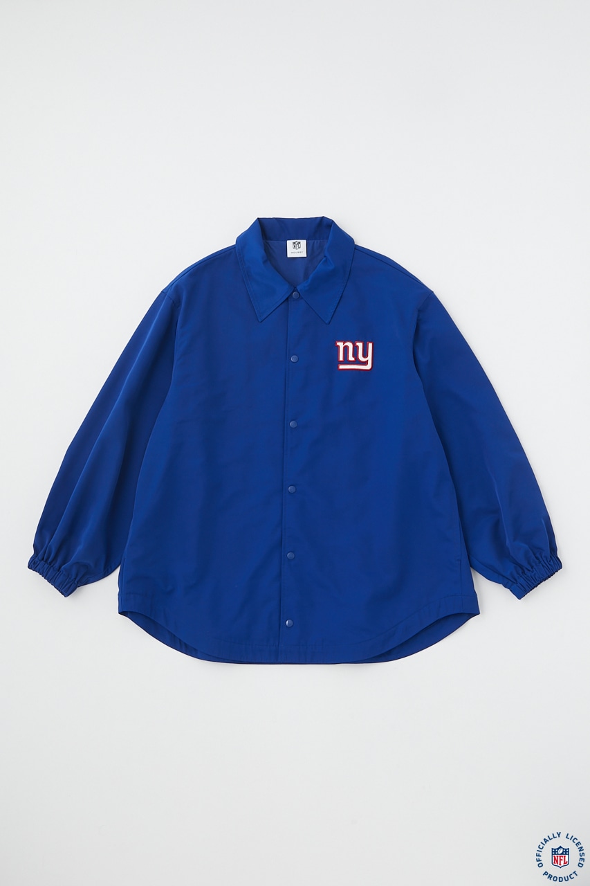 NFL ROUND HEM COACH ジャケット D/BLU FREE