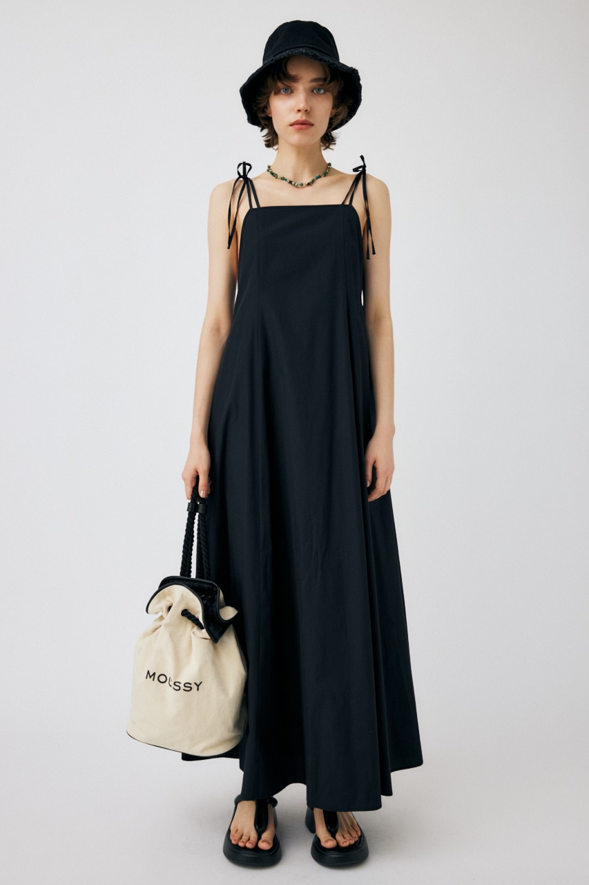 MOUSSY | OPEN BACK FLARE ドレス (ワンピース(ロング） ) |SHEL'TTER