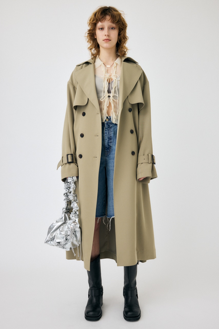 MOUSSY | LOOSE DRAPE トレンチコート (コート ) |SHEL'TTER WEBSTORE