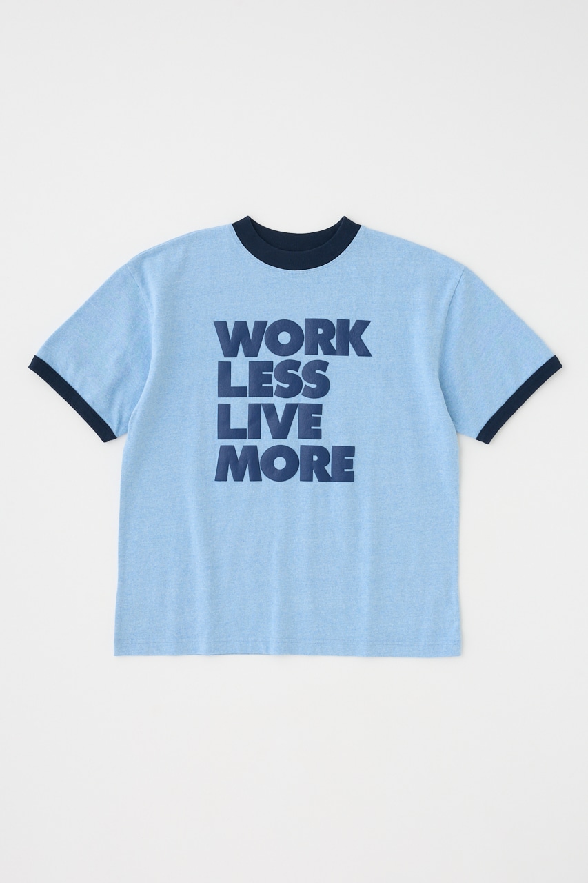 SLOGAN ビッグ TEE L/BLU FREE