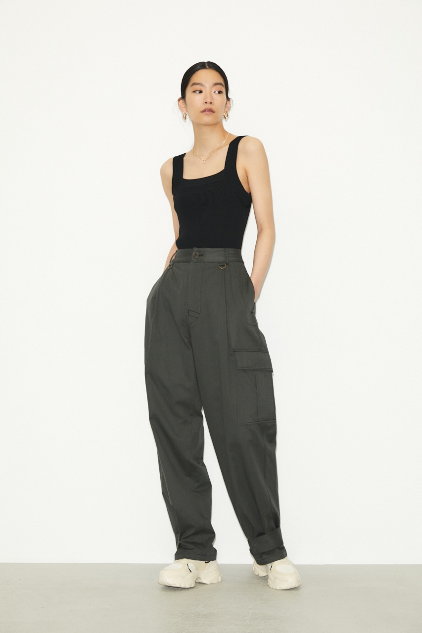 【LA PEAU DE GEM 】over work pants