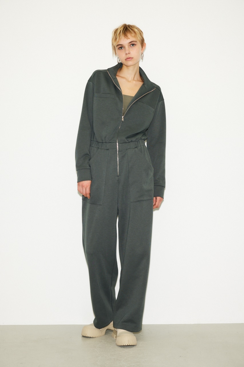 THROW by SLY | 【THROW】FRONT ZIP PONTE ジャンプスーツ
