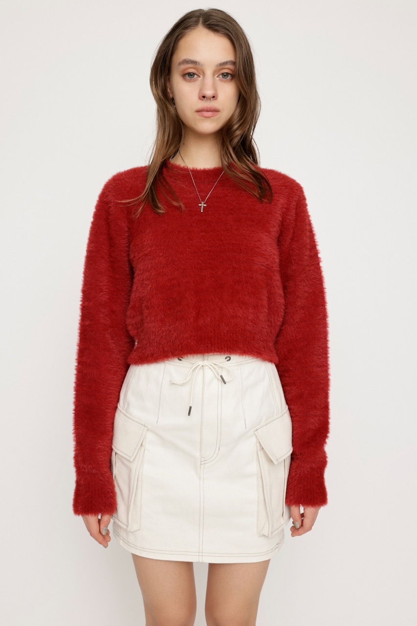 SLY SHAGGY CREW NECK トップス