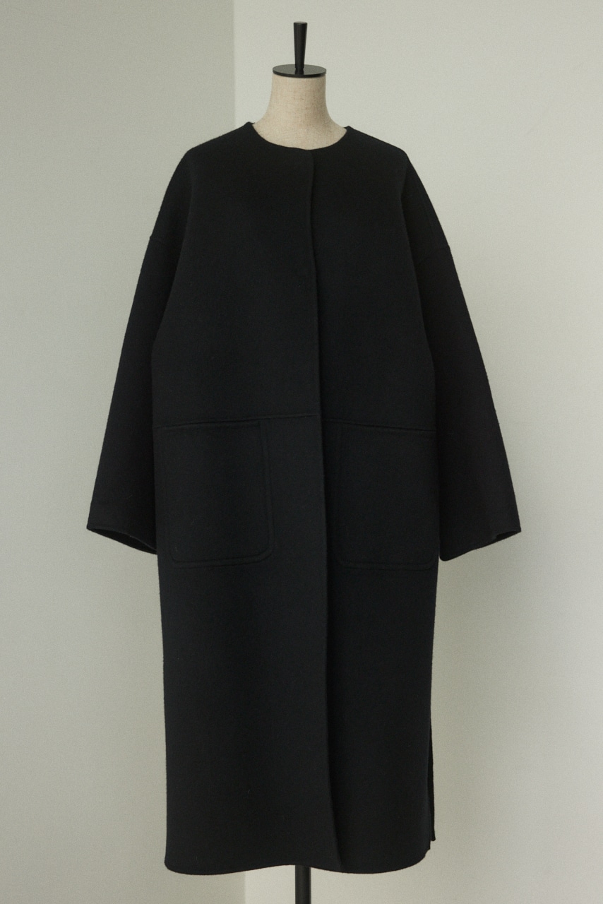 BLACK BY MOUSSY no collar rever coat (コート |SHEL'TTER WEBSTORE