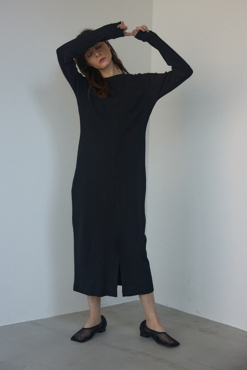 BLACK BY MOUSSY | cocoon long one-piece (ワンピース(ミニ