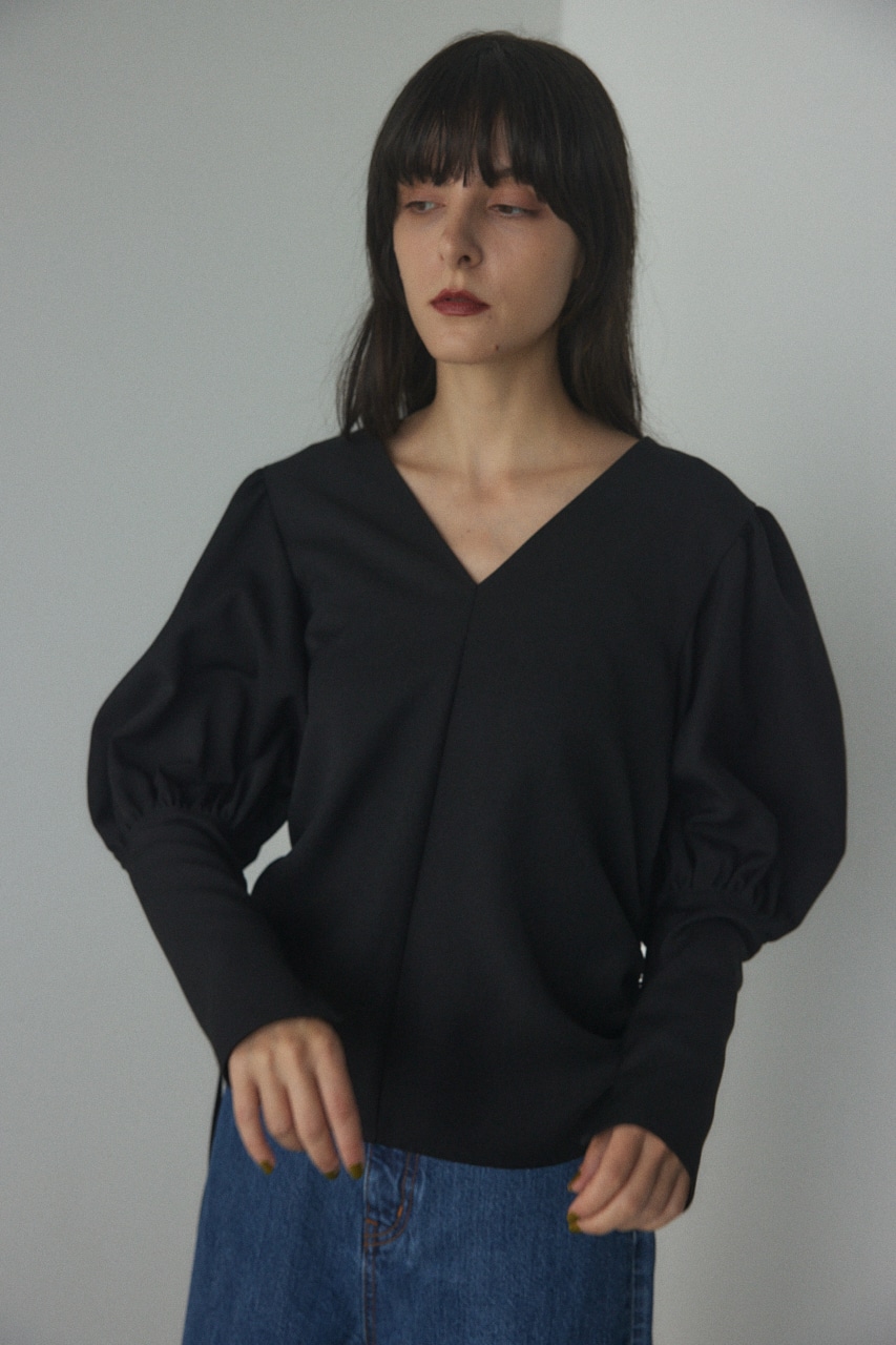 2way volume sleeve tops BLK 2