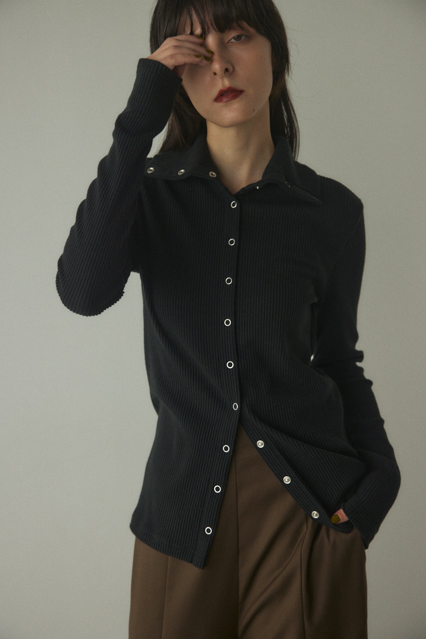 manyway turtle neck tops BLK FREE