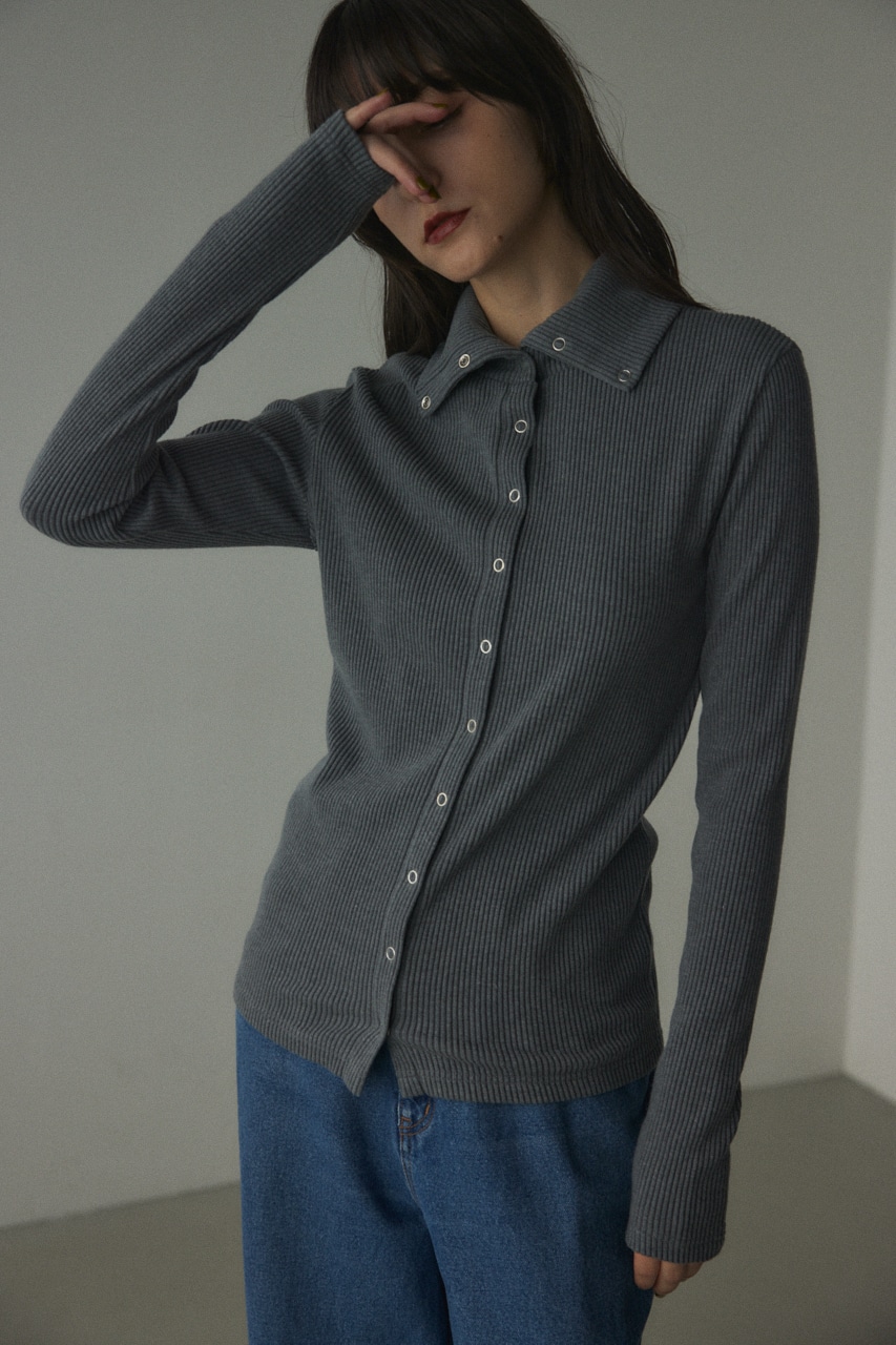 manyway turtle neck tops GRY FREE