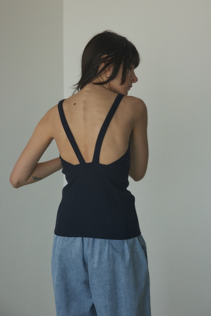 back design cup camisole NVY 1
