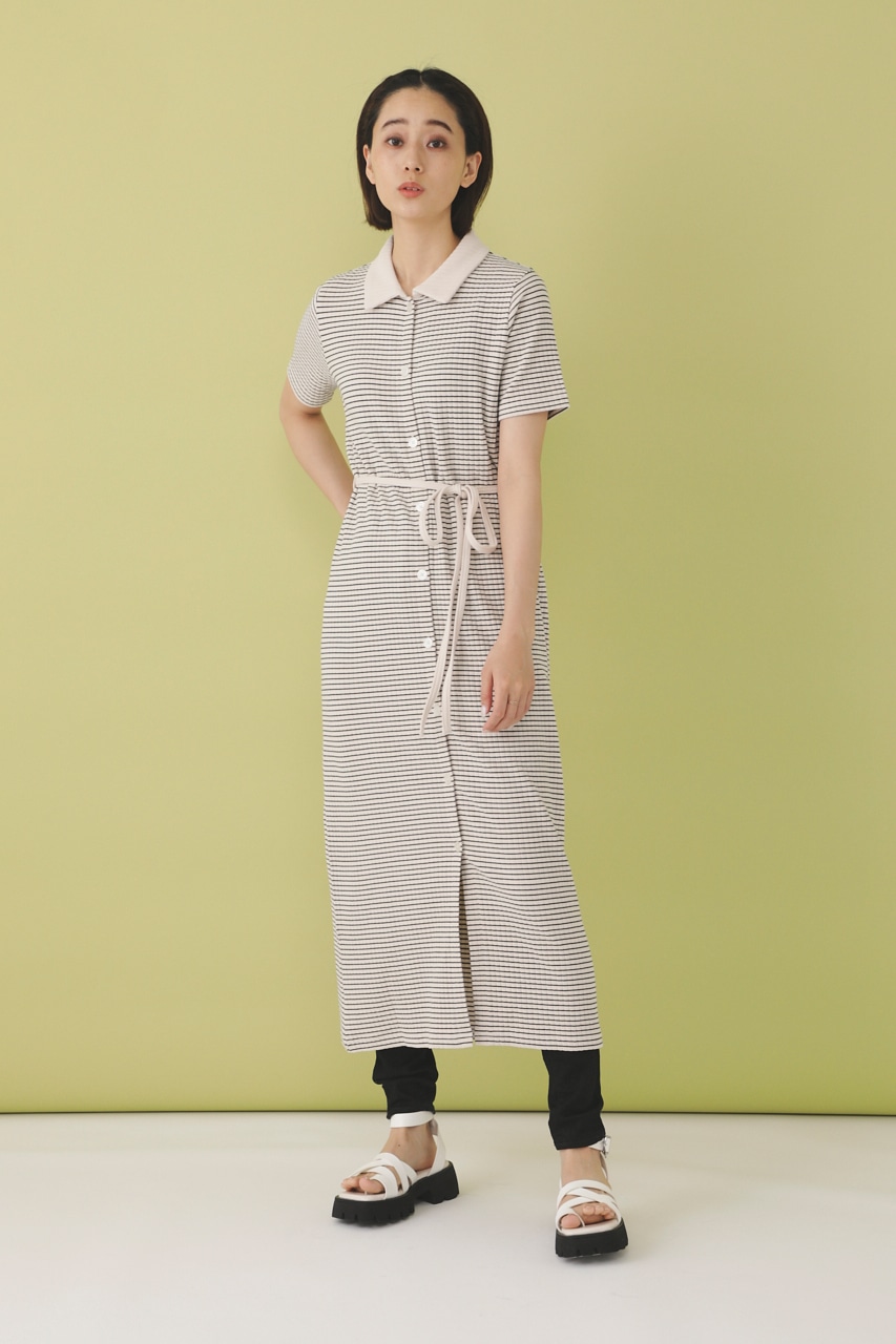 Shel Tter カラードリブワンピース Free Wht ワンピース ミニ ミディアム バロックジャパンリミテッド 公式通販サイト Shel Tter Web Store シェルターウェブストア