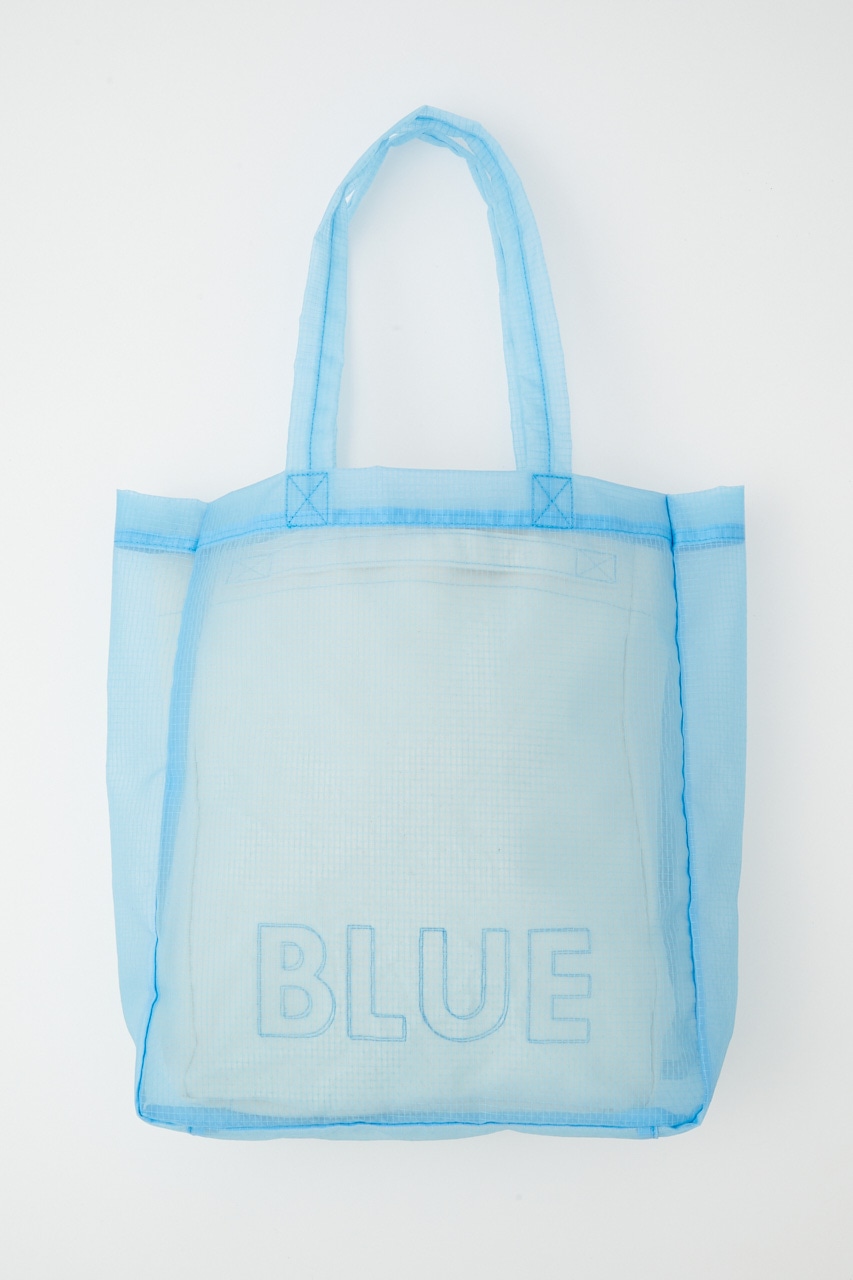 Shel Tter Select 刺繍インバッグ付メッシュトートバッグ Free Blu すべて バロックジャパンリミテッド 公式通販サイト Shel Tter Web Store シェルターウェブストア