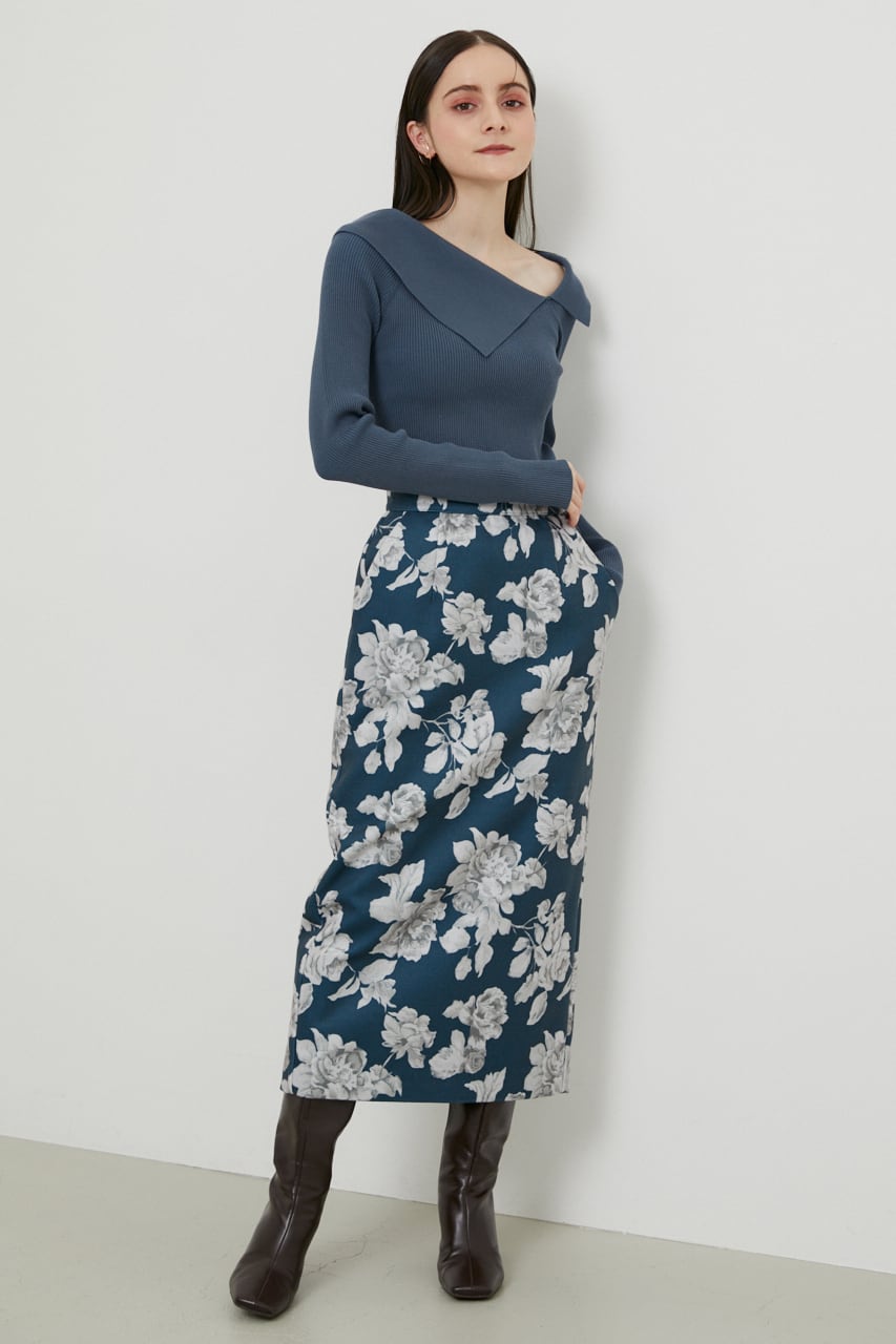 ヴィンテージフラワータイトzip Sk S D Grn スカート ミディアム バロックジャパンリミテッド 公式通販サイト Shel Tter Web Store シェルターウェブストア