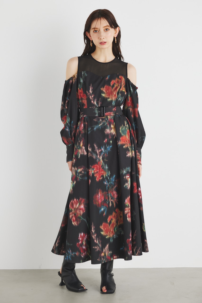 フリーピープル かぎる free people オフショルワンピース 鍵編み