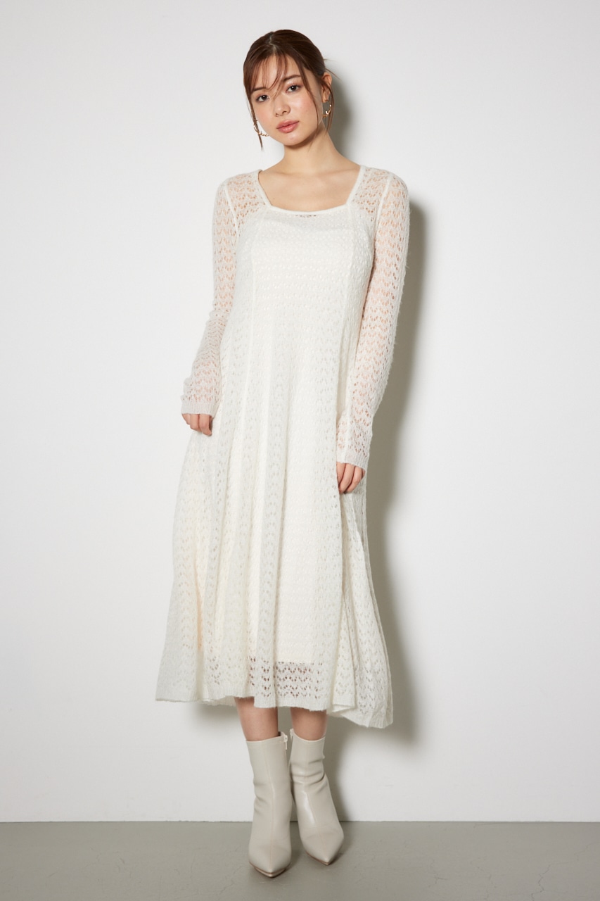 rienda | 【一部店舗・WEB限定】ソフティーニットフレア