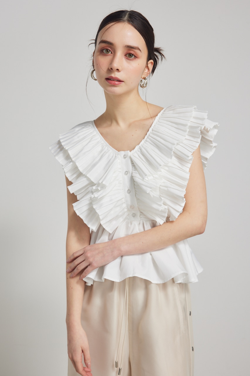 バックオープンペプラムBLS WHT FREE