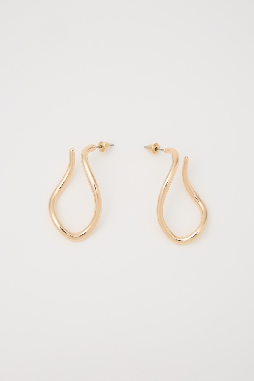 ニュアンスフープピアス GLD FREE