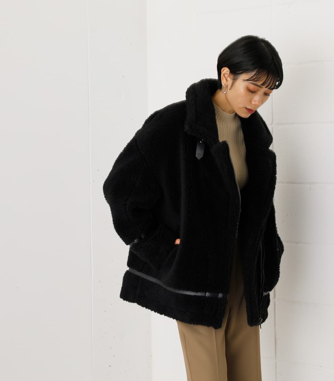 MOUSSY ボアジャケット