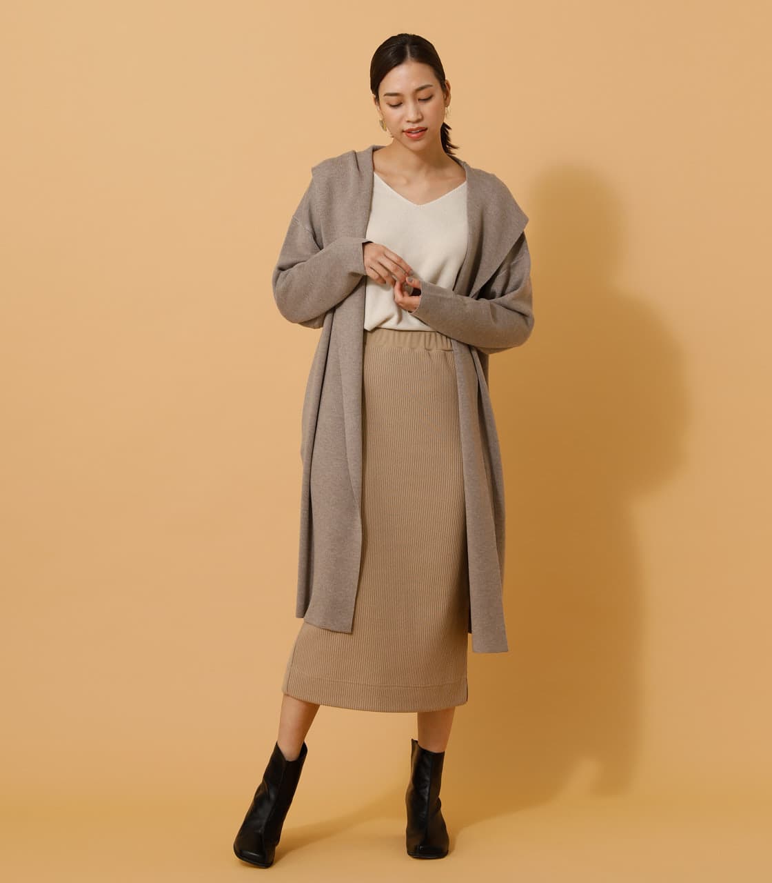 確認用⭐AZUL by moussyスムース編みニュアンスシルエットコーディガン 確認用⭐AZUL by moussyスムース編みニュアンスシルエット