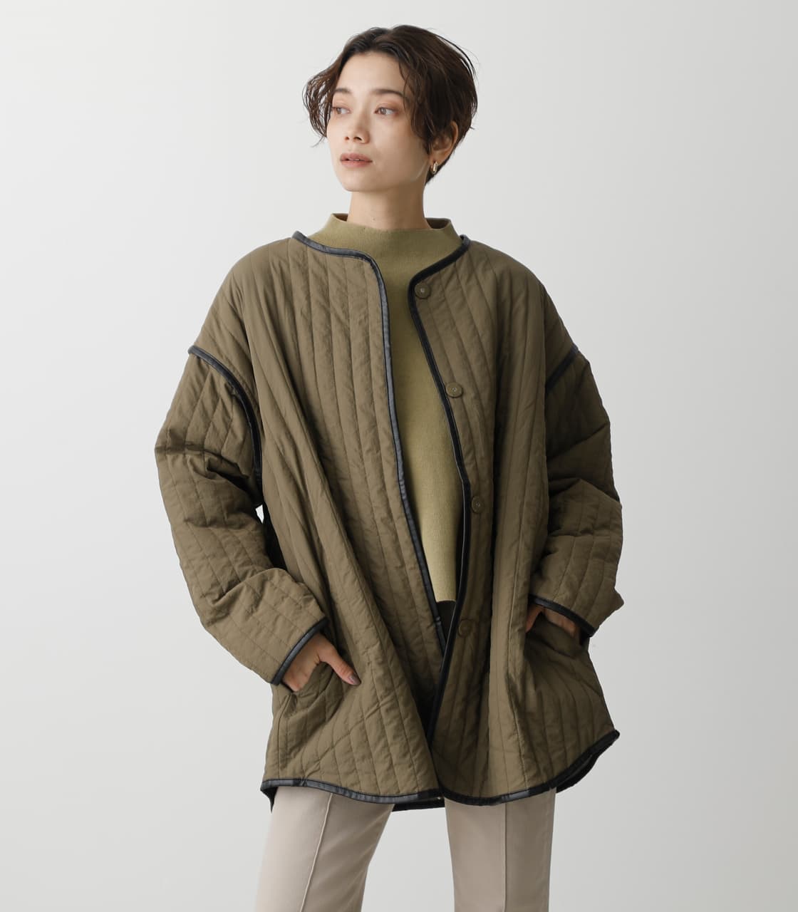 MOUSSY QUILTING OVER SIZE ジャケット - アウター
