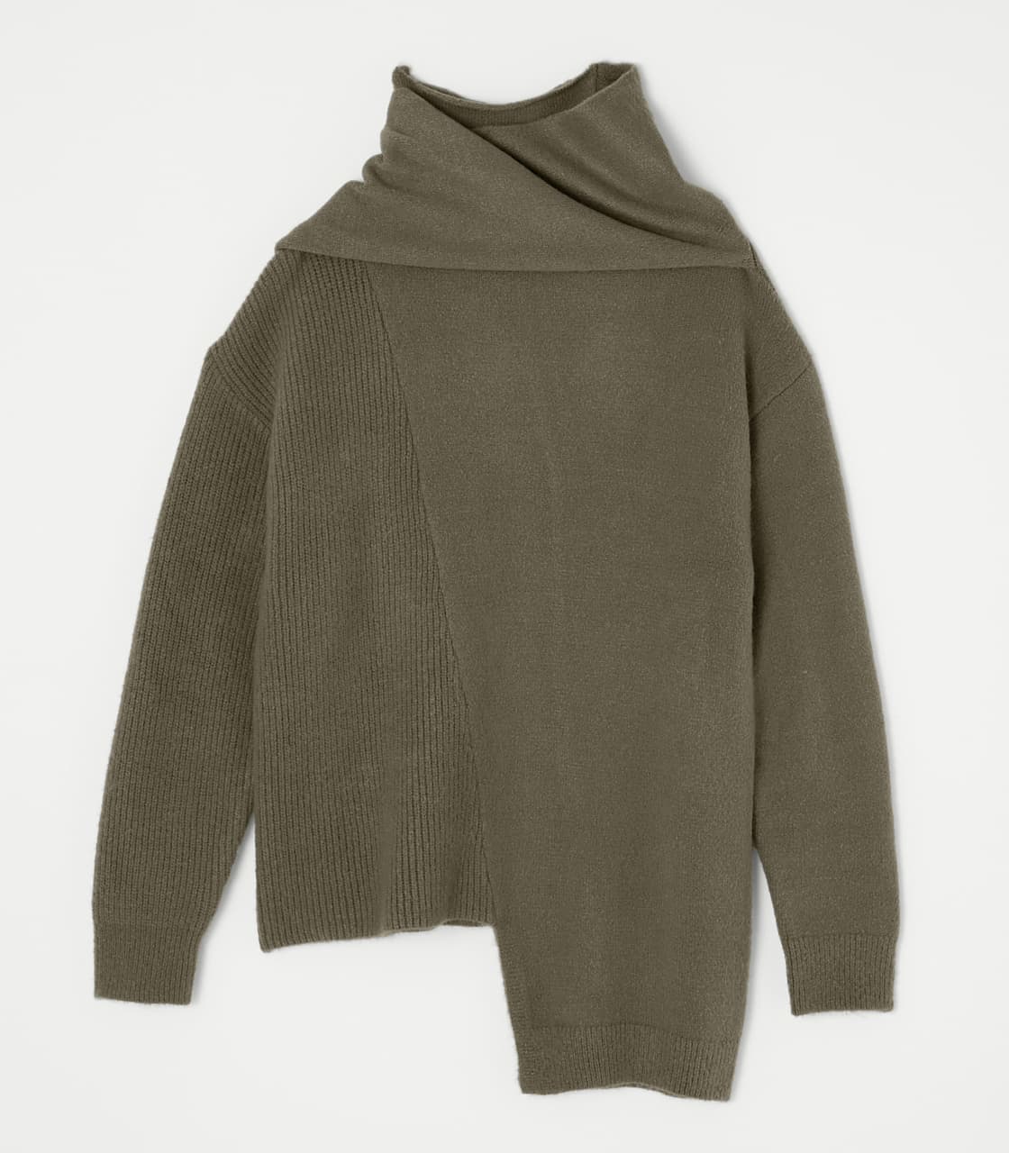 AZUL BY MOUSSY | STOLE DETAIL KNIT TOPS (ニット ) |SHEL